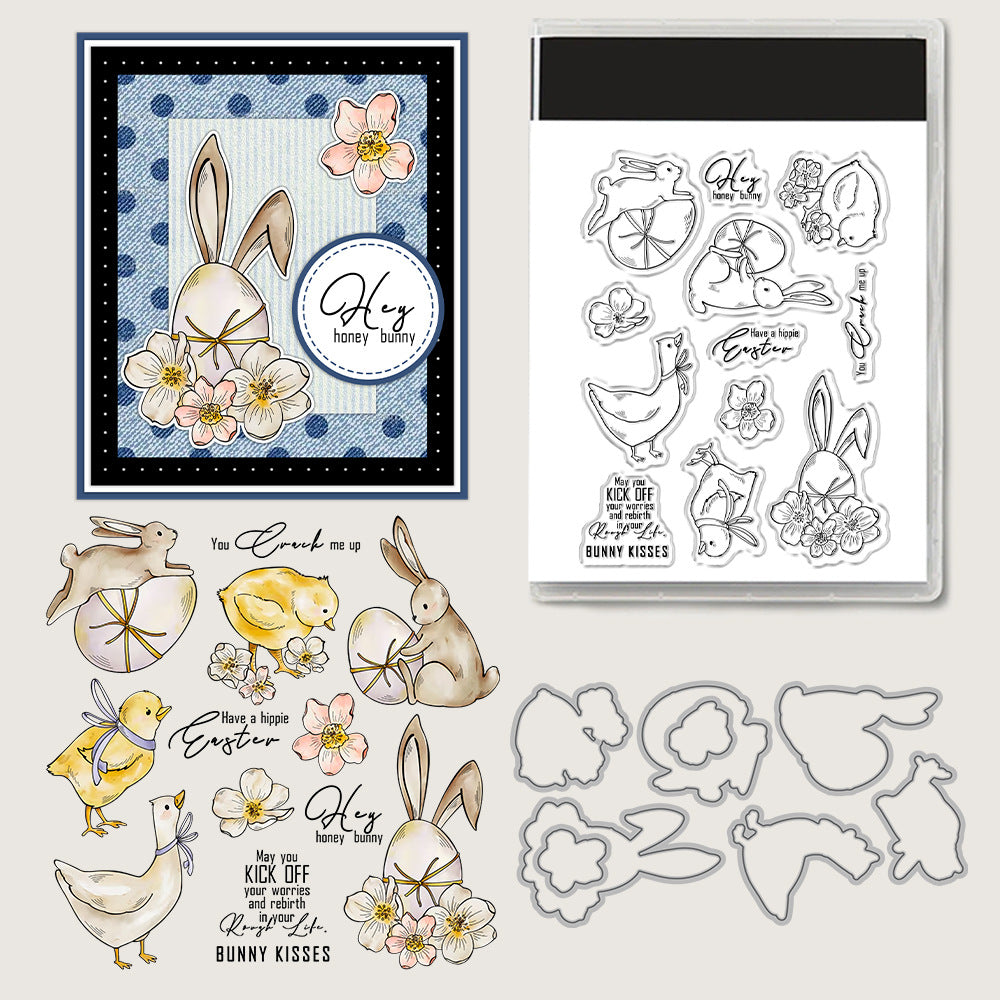 Easter Animal Series Dies & Stamps Set