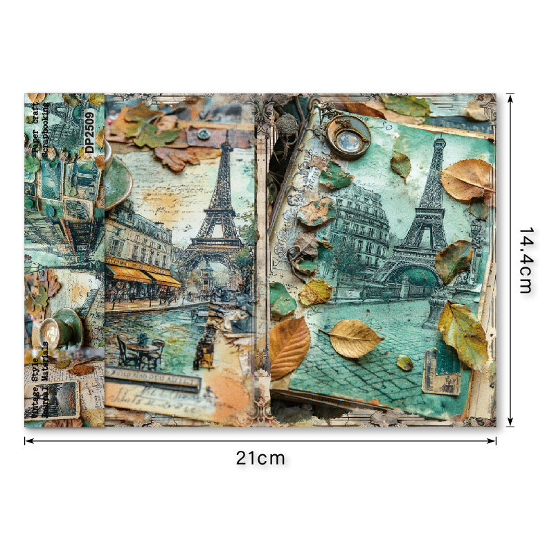 A5 Coffee Time Journal Scrapbook Paper