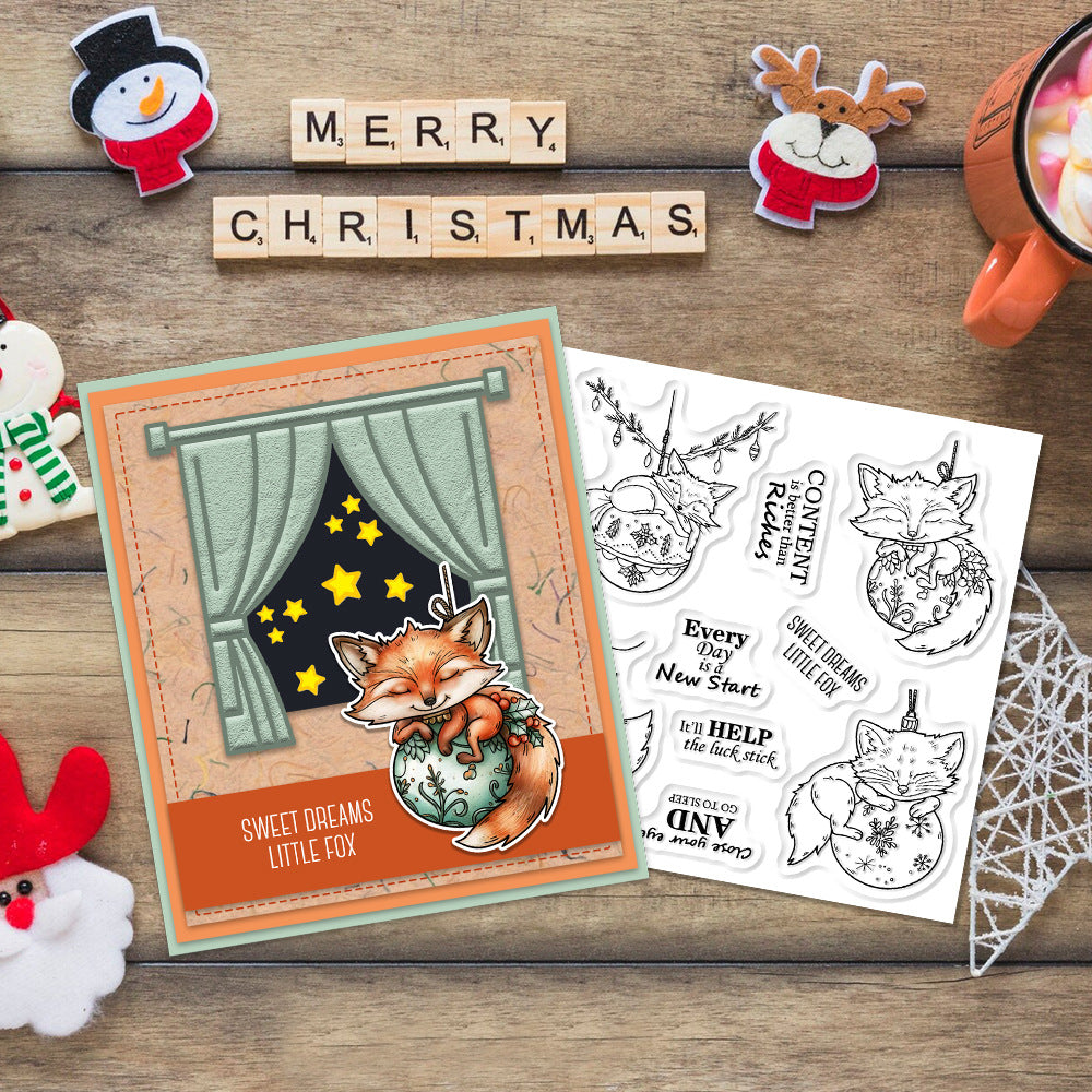 Sleeping Fox Clear Stamps