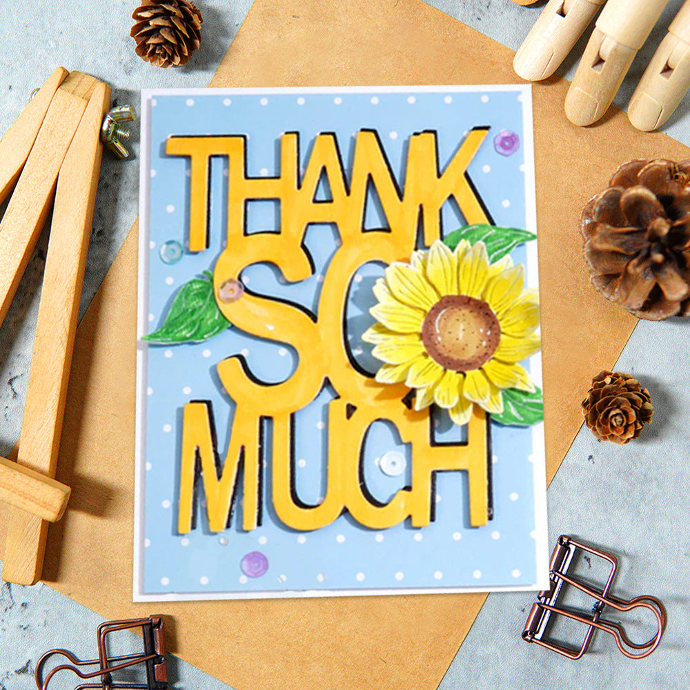 "Thank So Much" Metal Cutting Dies