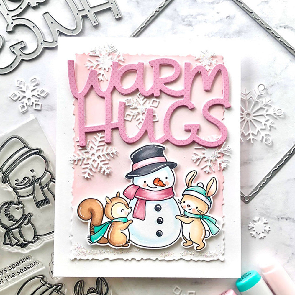 Winter Snowman Dies & Stamps Set
