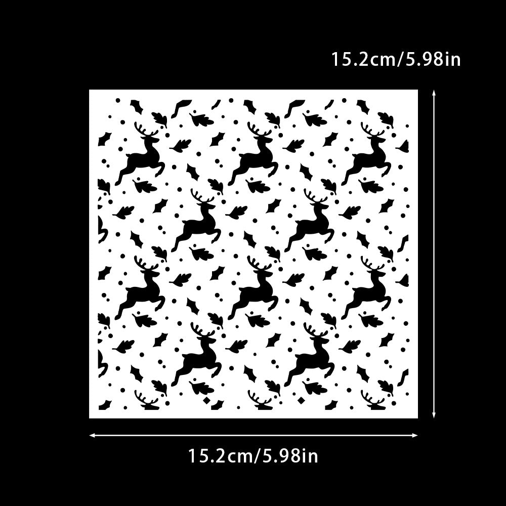 Deer Pattern DIY Painting Hollow Stencil