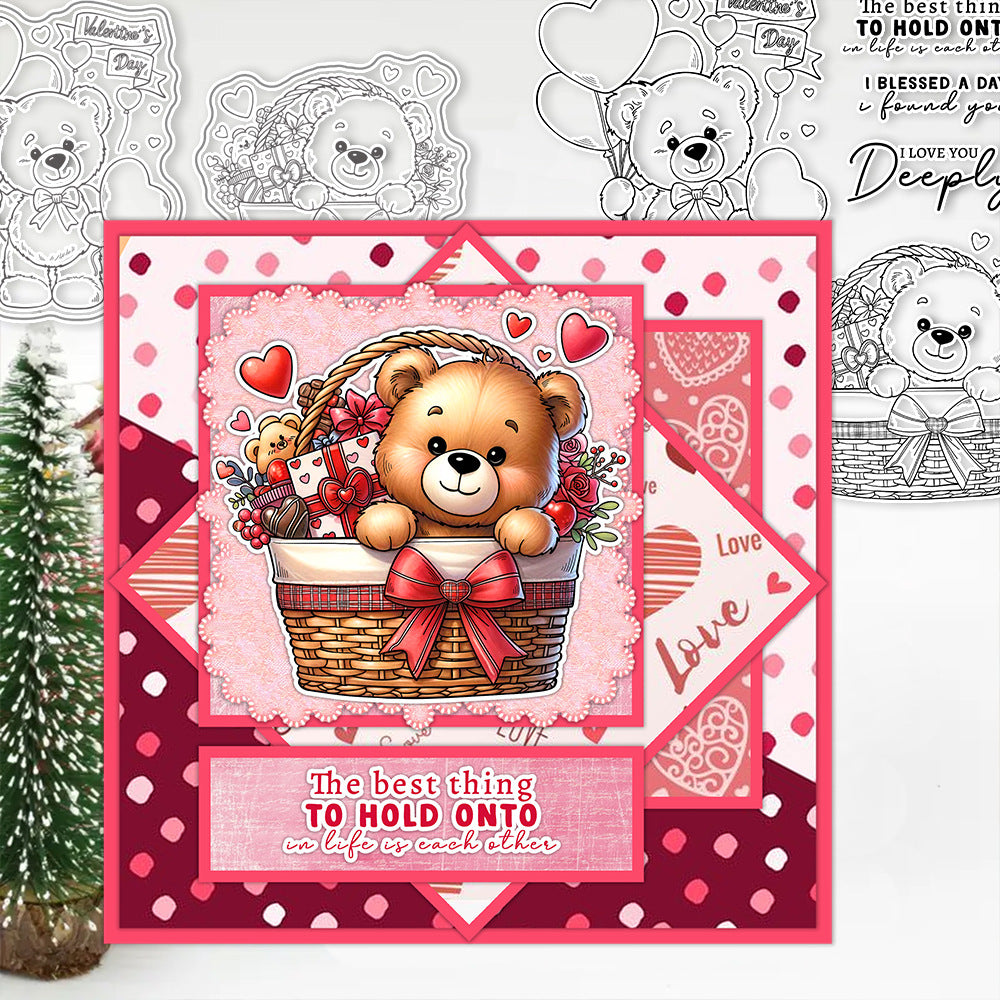 Valentine's Day Theme Dies & Stamps Set