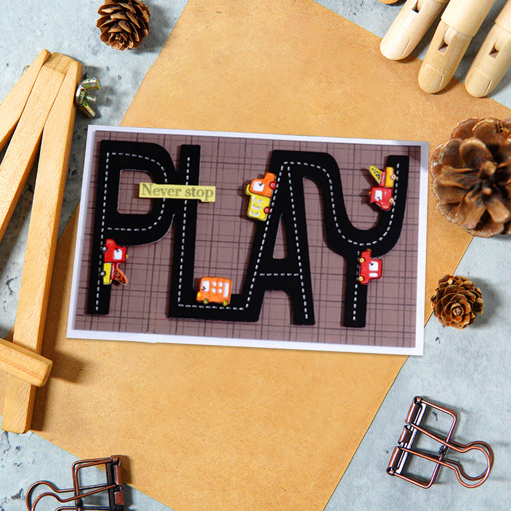 "PLAY" Words Metal Cutting Dies