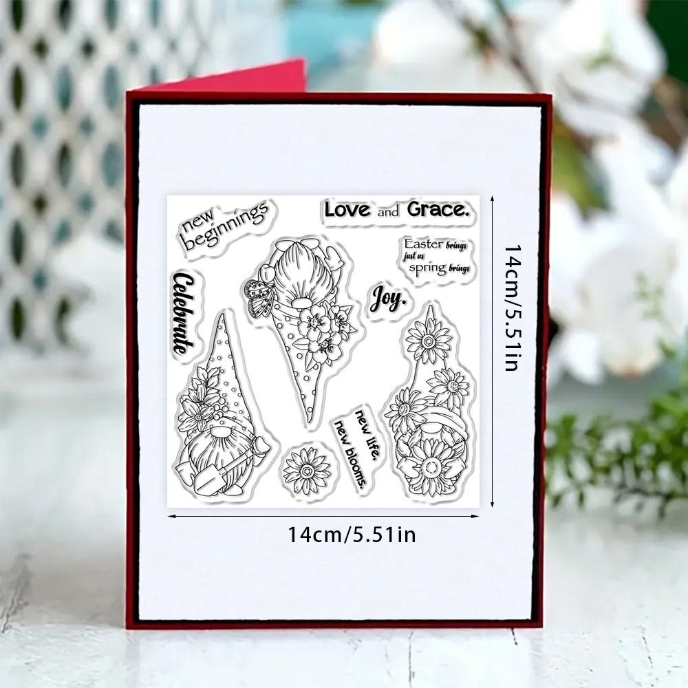 Easter Gnomes Dies & Stamps Set