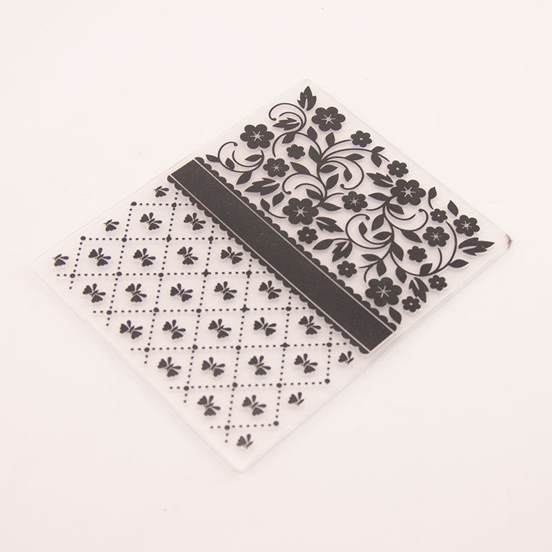 Floral Print Embossing Folder