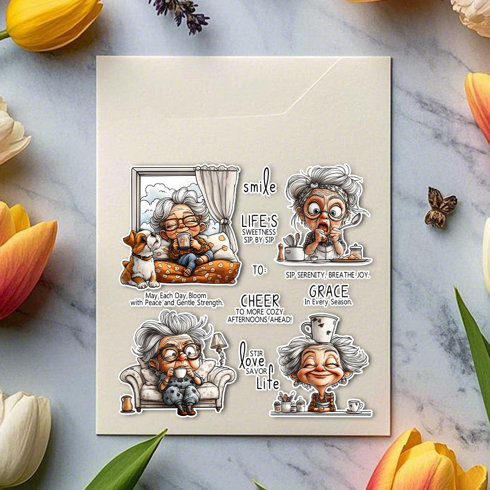 Grandma's Daily Life Dies & Stamps Set