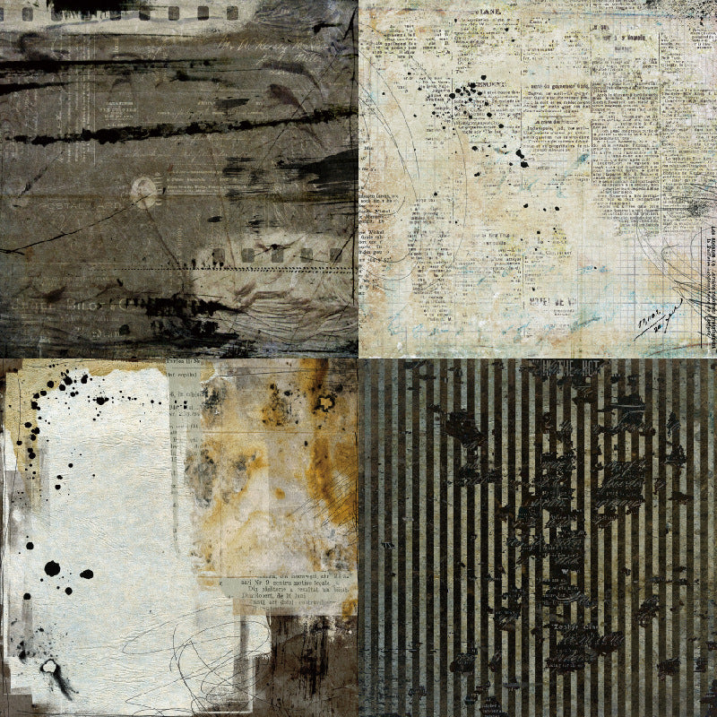 24PCS 6" Rustic Fusion Scrapbook Paper & Cardstock