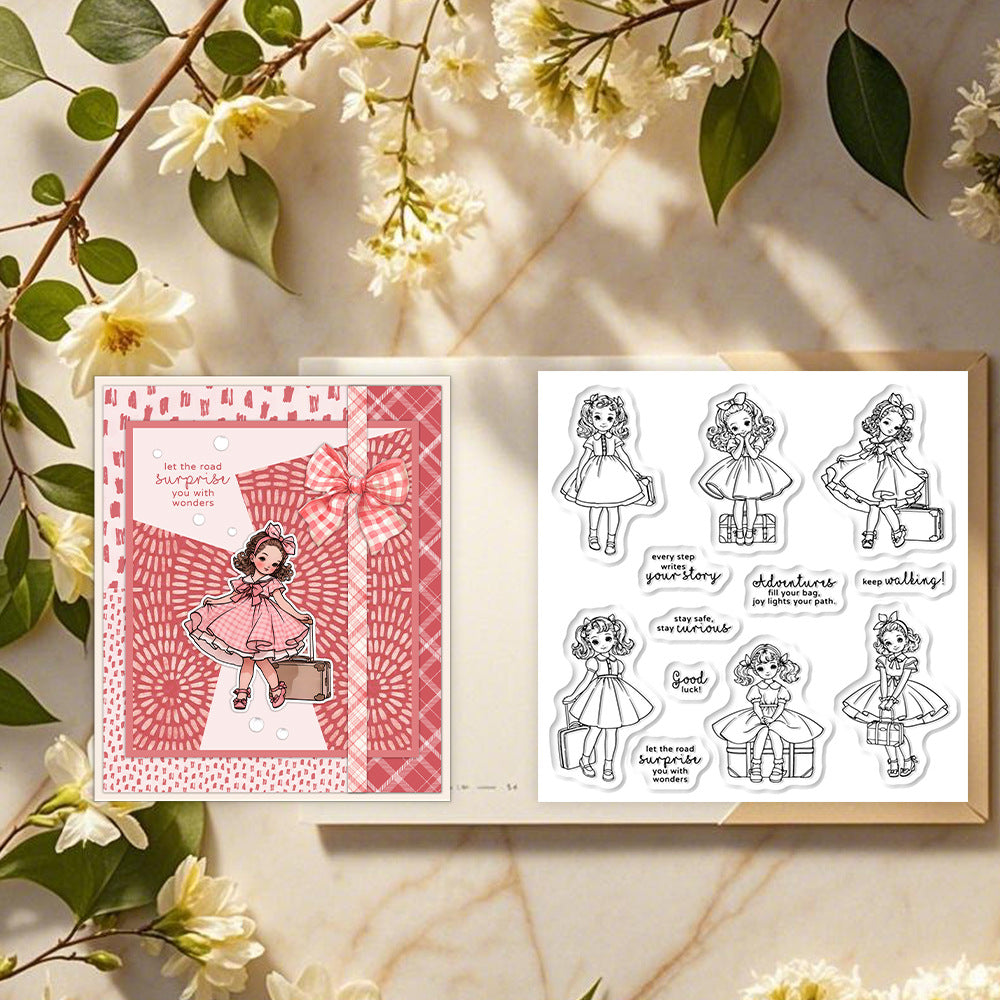 Loli Girls Travel Clear Stamps