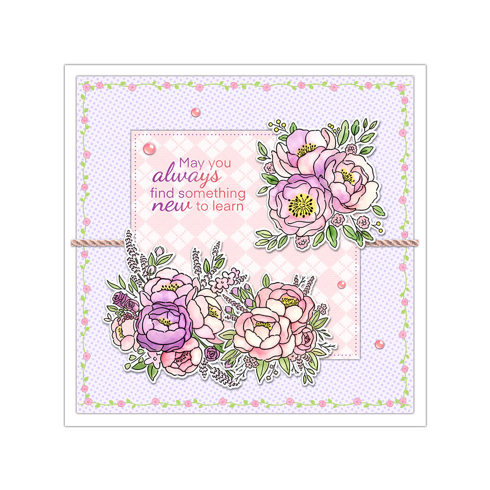 Beautiful Flowers Clear Stamps