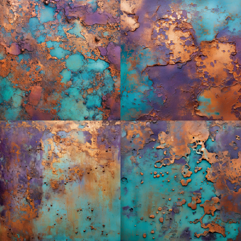 24PCS 6" Mottled Rust Scrapbook Paper & Cardstock