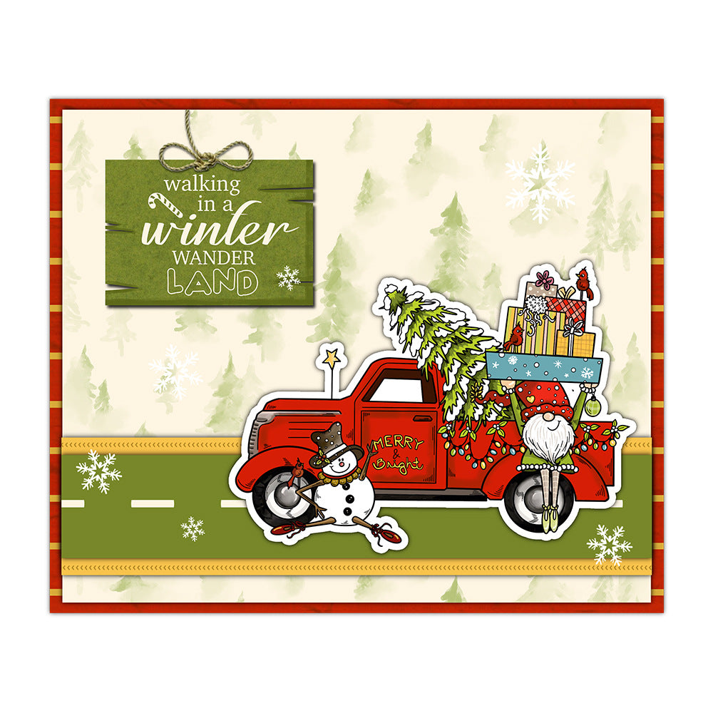 Christmas Theme Dies & Stamps Set