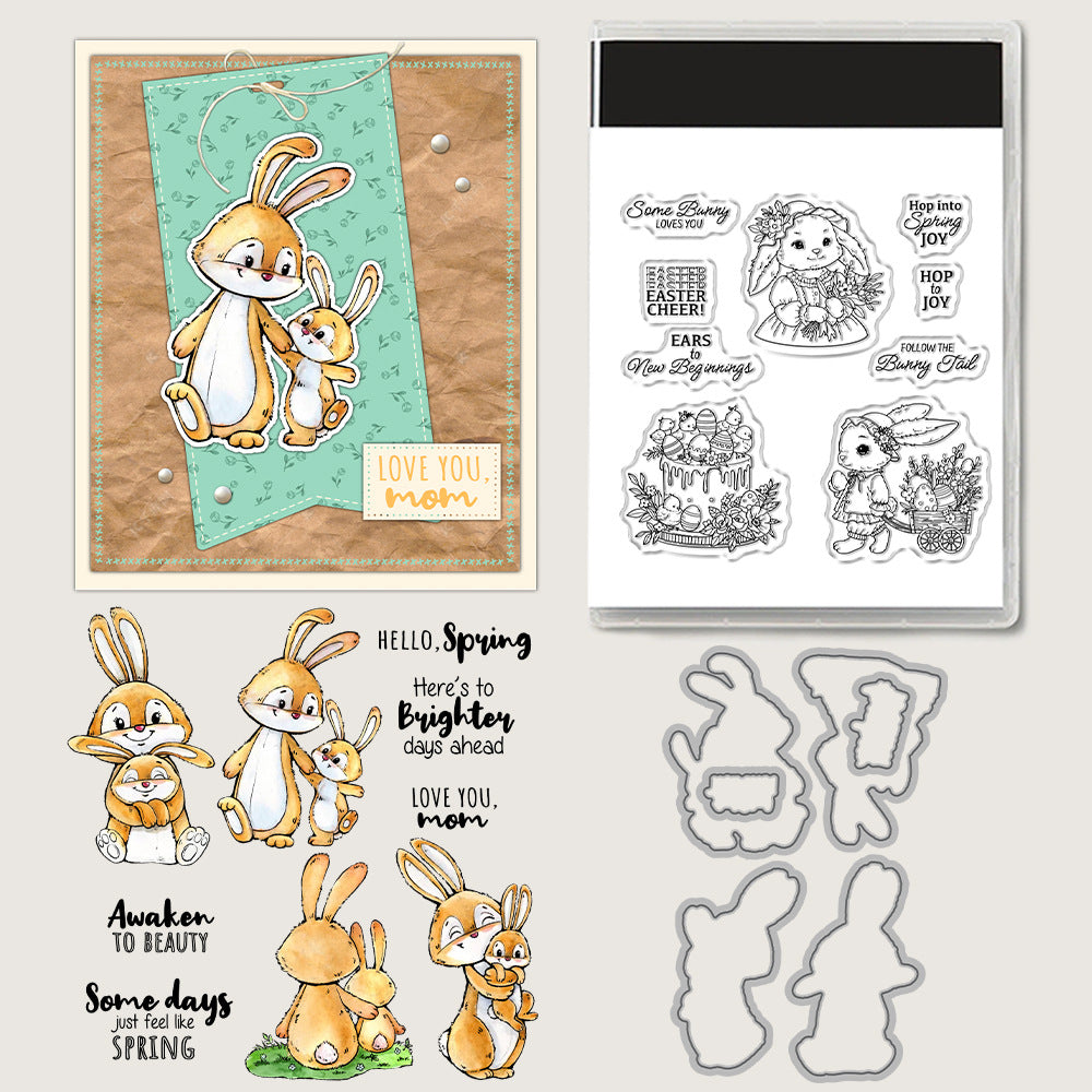 Easter Bunny Dies & Stamps Set