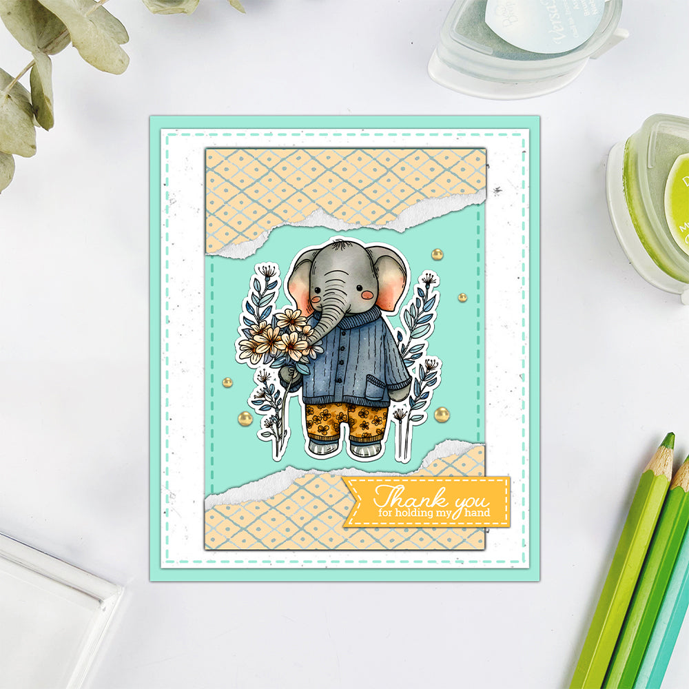 Spring Cartoon Animals Clear Stamps