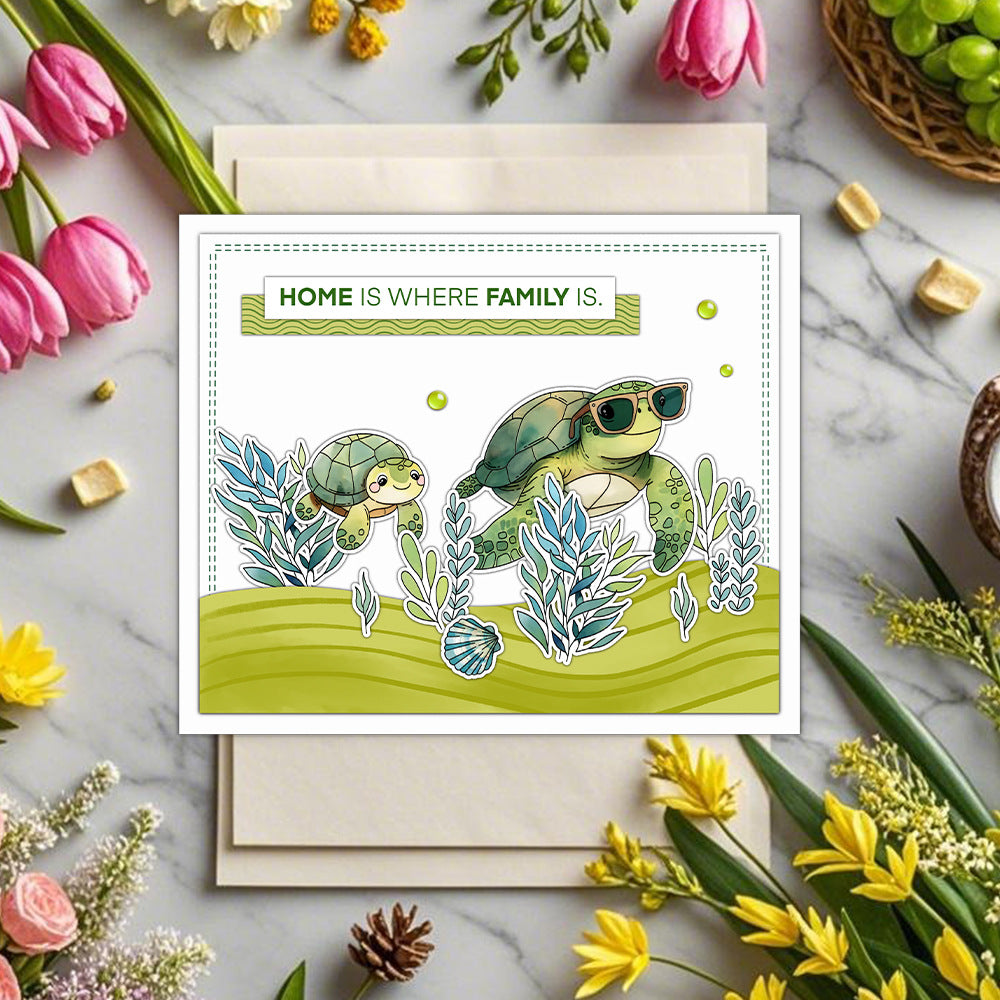 Cute Turtle Clear Stamps