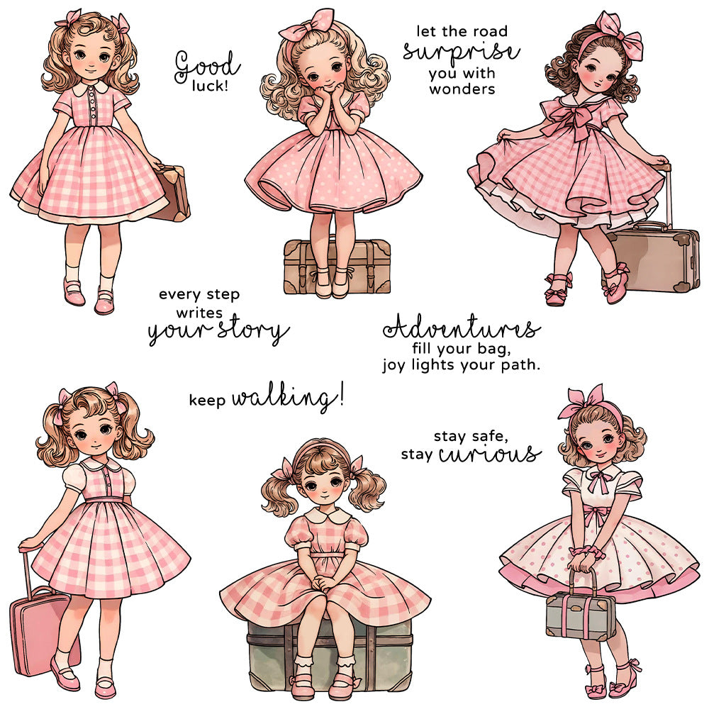 Loli Girls Travel Clear Stamps