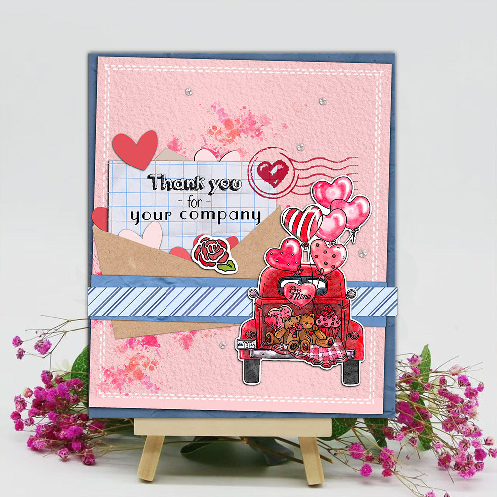 Valentine's Day Theme Dies & Stamps Set