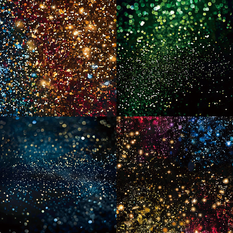 24PCS 6" Shining Night Scrapbook Paper & Cardstock