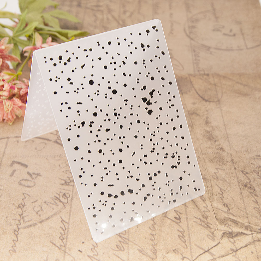 Dots Pattern Plastic Embossing Folder