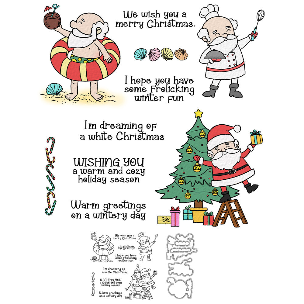 Santa Claus Dies & Stamps Set