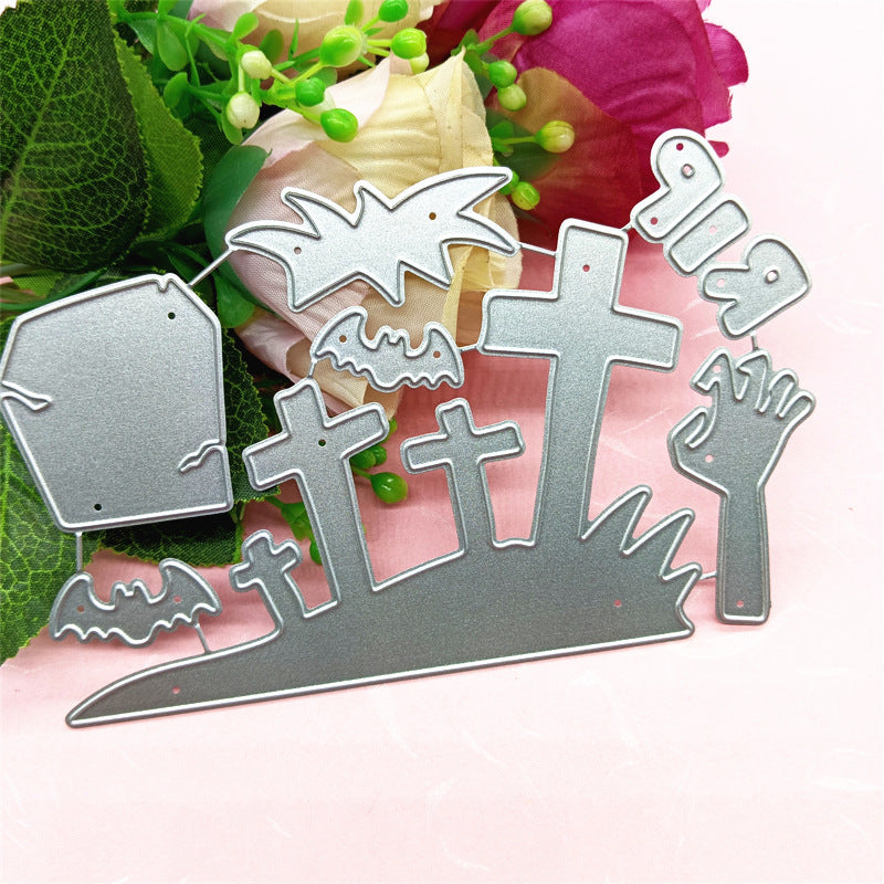 Halloween Grave Cross Metal Cutting Dies