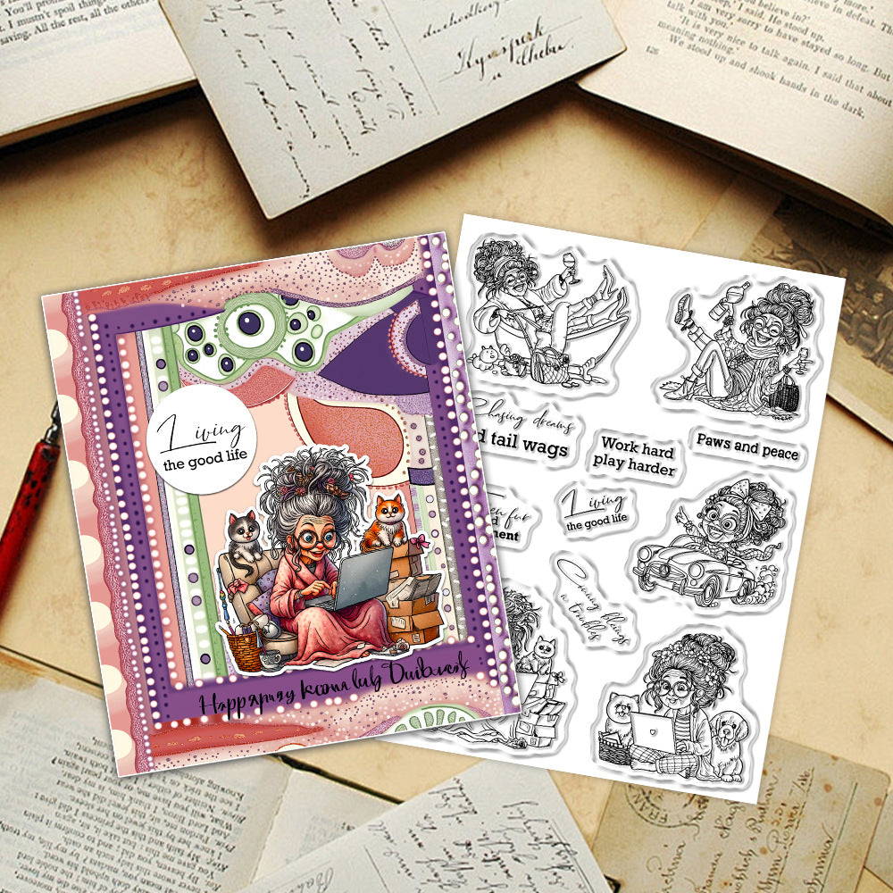 Fashionable Granny Clear Stamps