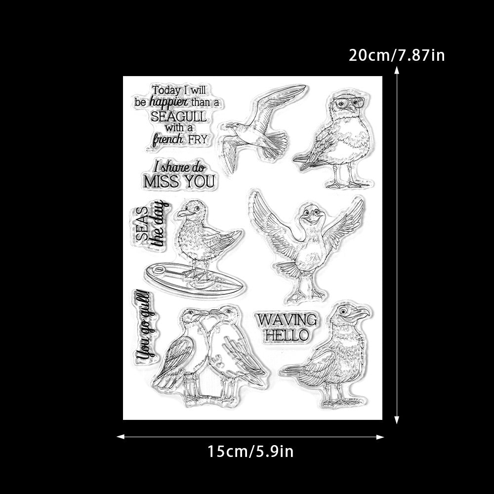 Happy Seagull Dies & Stamps Set