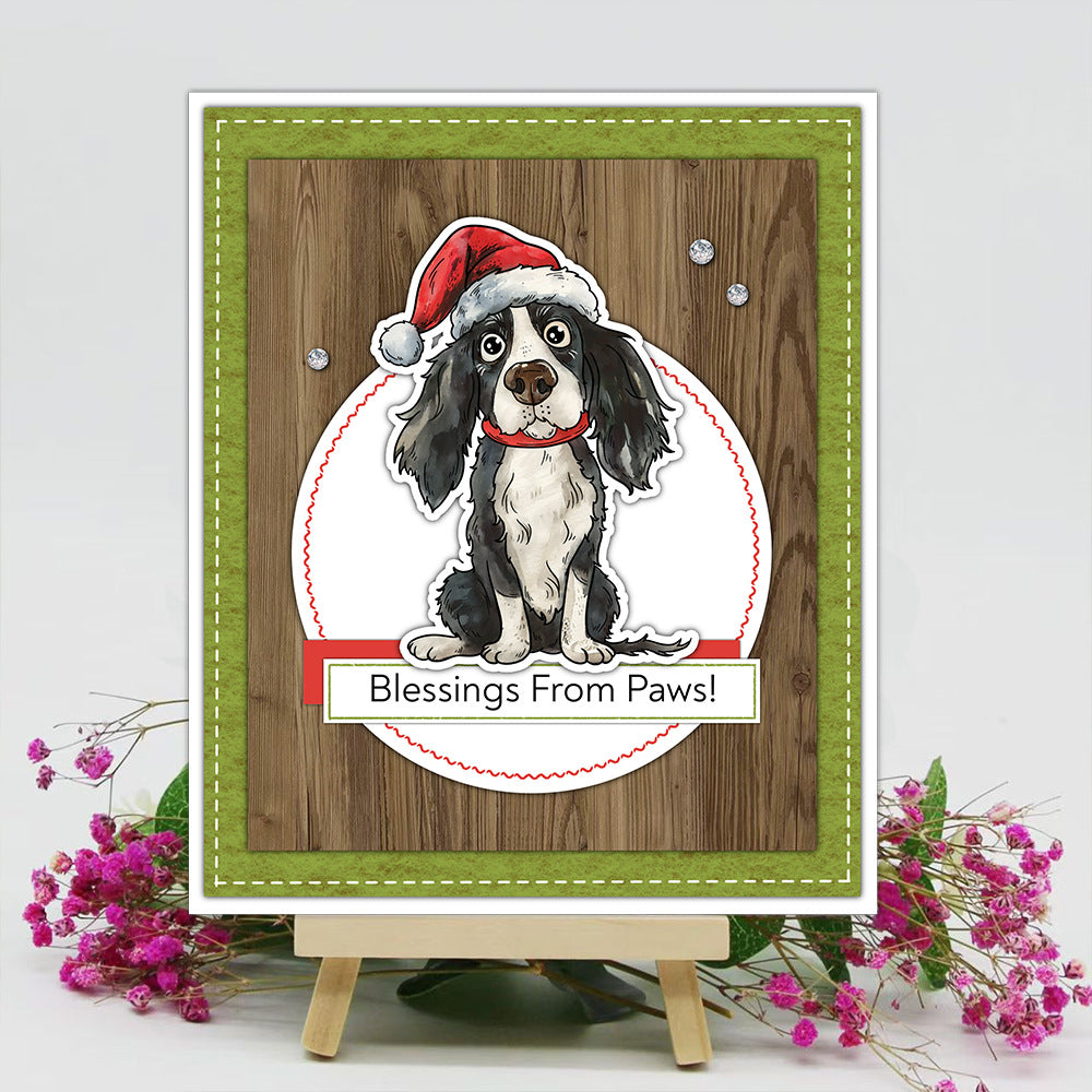 Christmas Dog Dies & Stamps Set