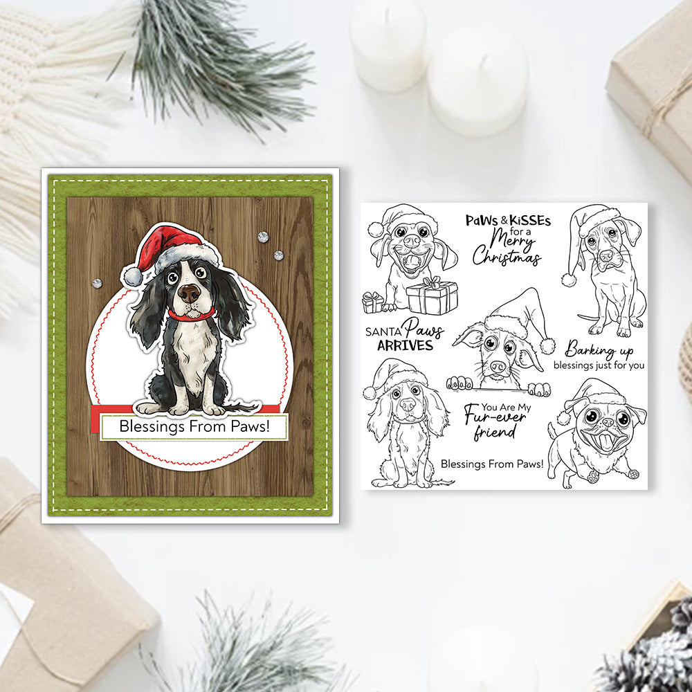 Christmas Dog Dies & Stamps Set