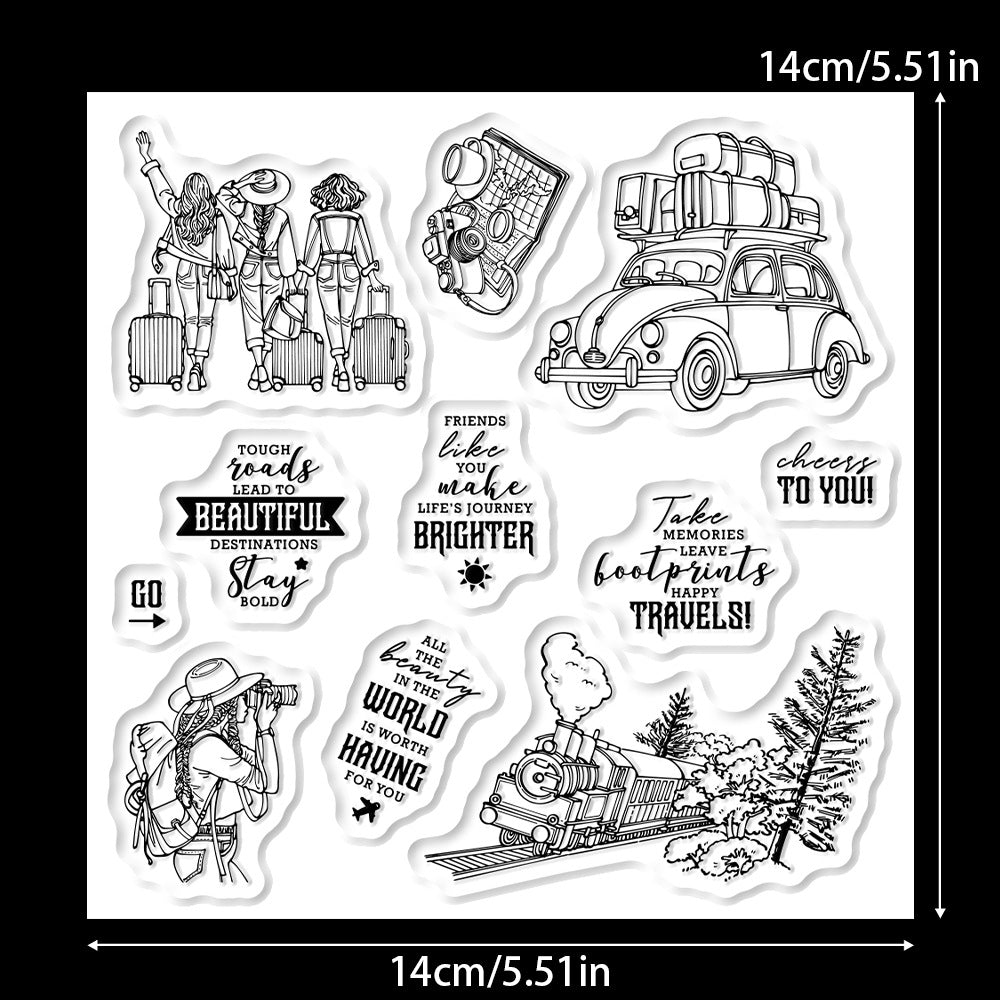 Girls' Trip Clear Stamps