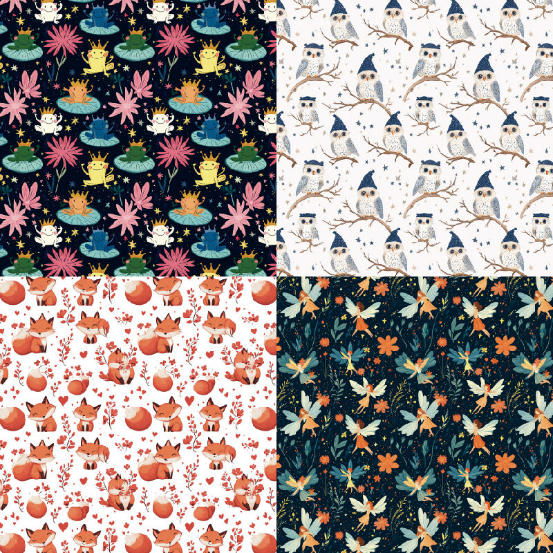 24PCS 6" Gnome Scrapbook Paper & Cardstock