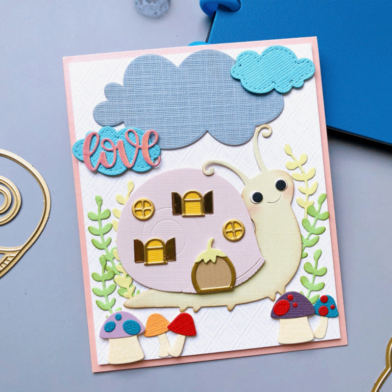 Cute Snail Metal Cutting Dies