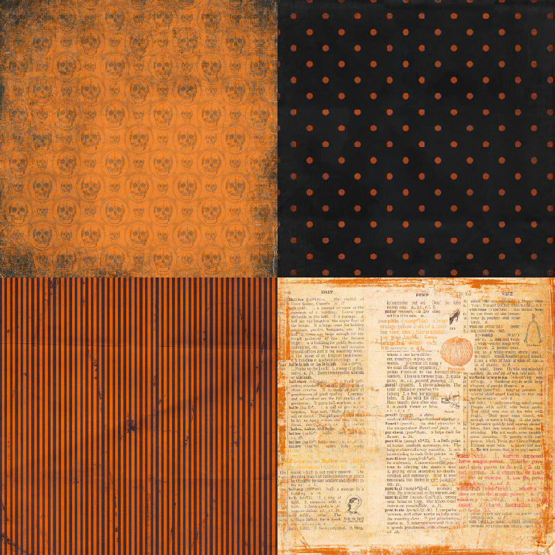 24PCS 6" Dark World Scrapbook Paper & Cardstock