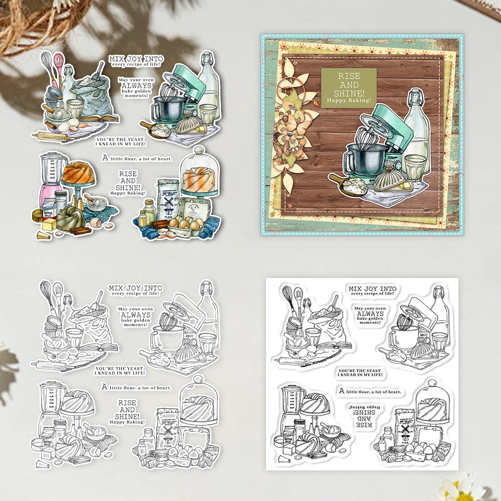 Kitchen Baking Tools Clear Stamps