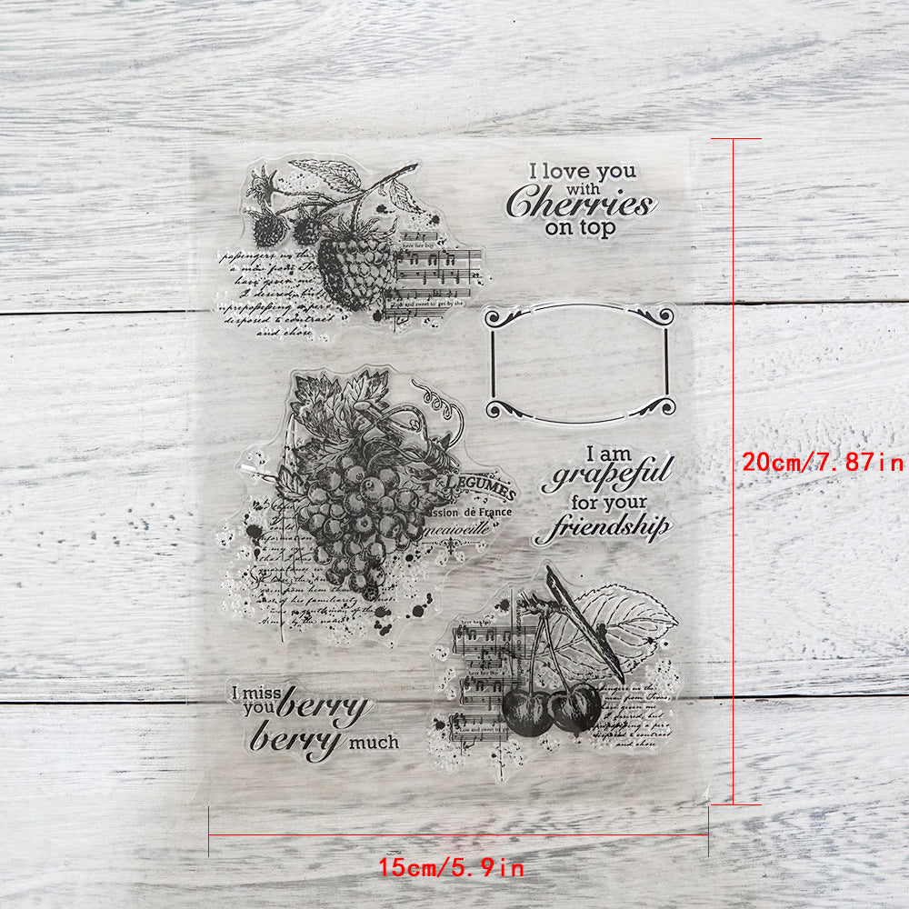 Fruits Dies & Stamps Set