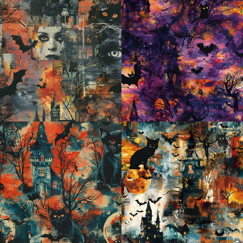 24PCS 6" Night Elves Scrapbook Paper & Cardstock