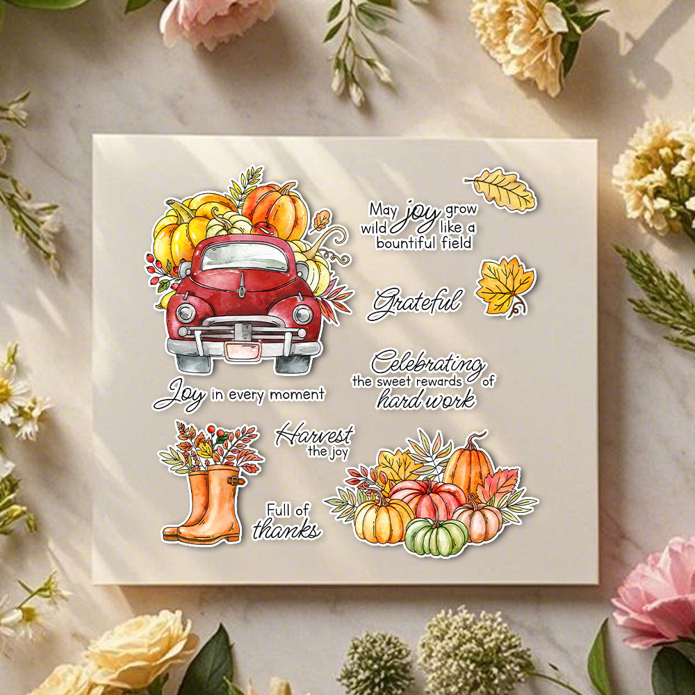 Autumn Pumpkins Dies & Stamps Set