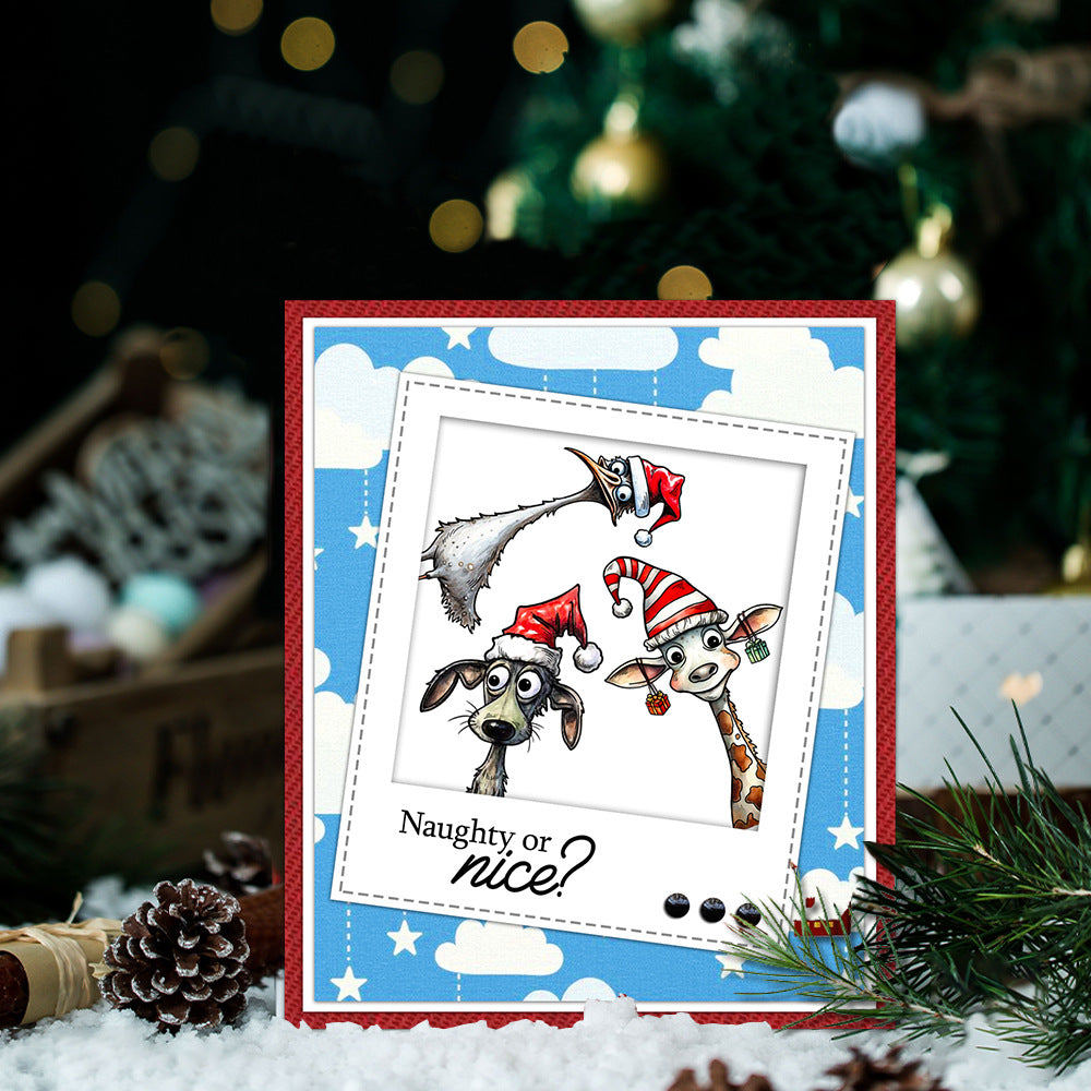 Christmas Animals Dies & Stamps Set