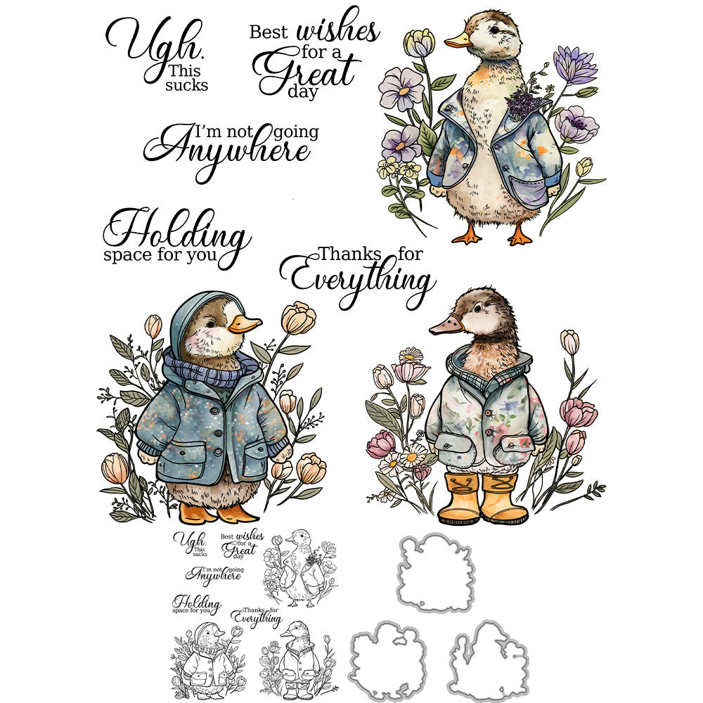 Cute Swan Dies & Stamps Set