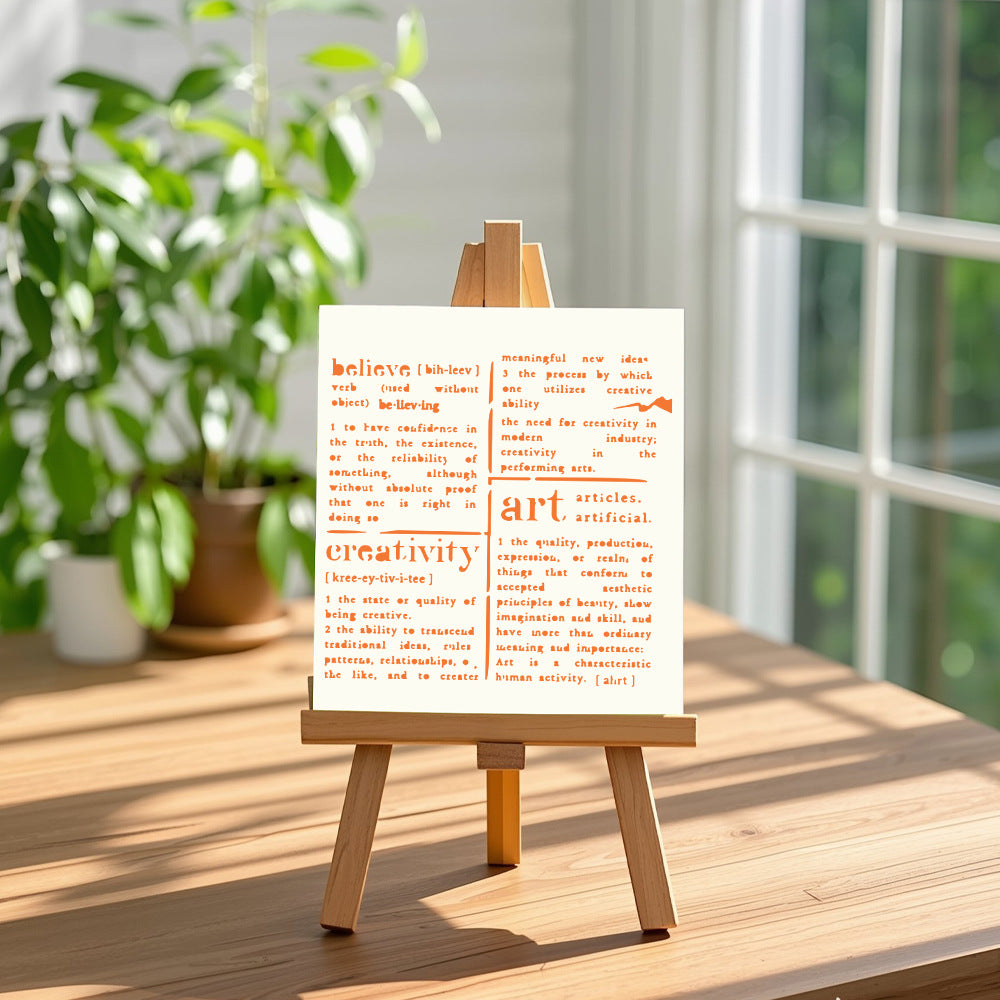 Letters DIY Painting Hollow Stencil