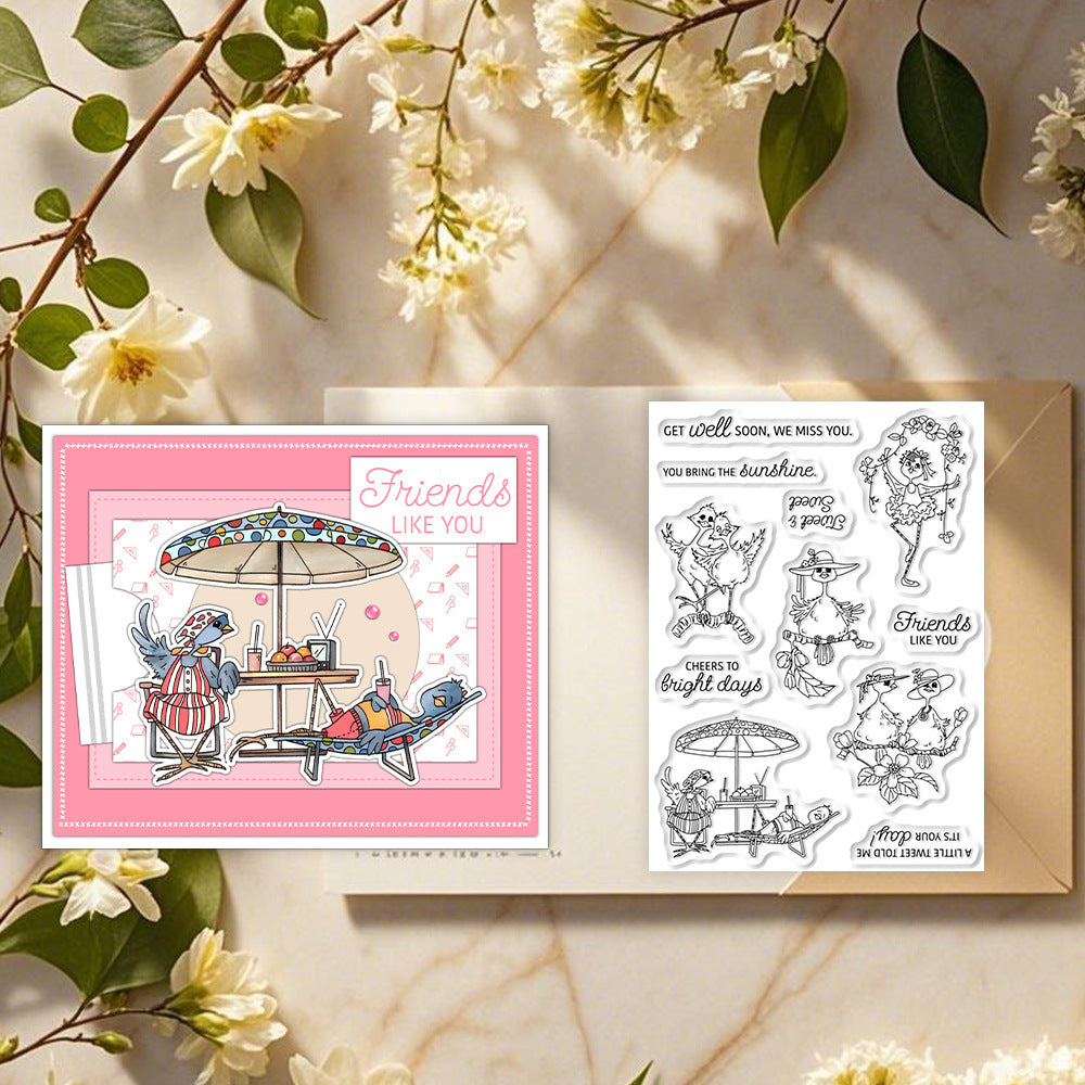 Happy Birds Dies & Stamps Set