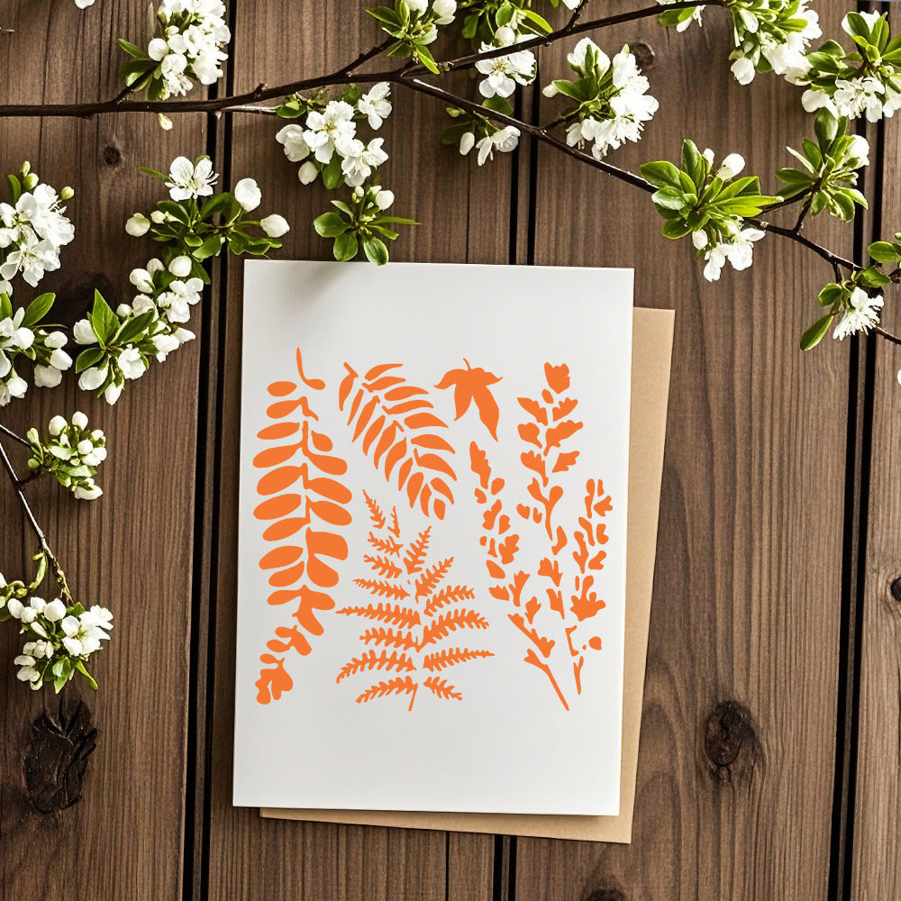 Branches and Leaves DIY Painting Hollow Stencil