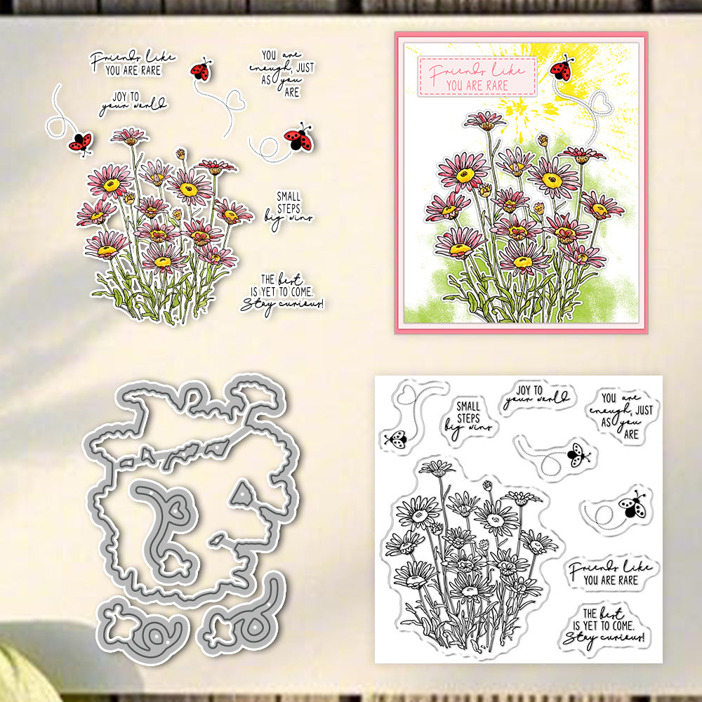 Daisy and Ladybug Dies & Stamps Set