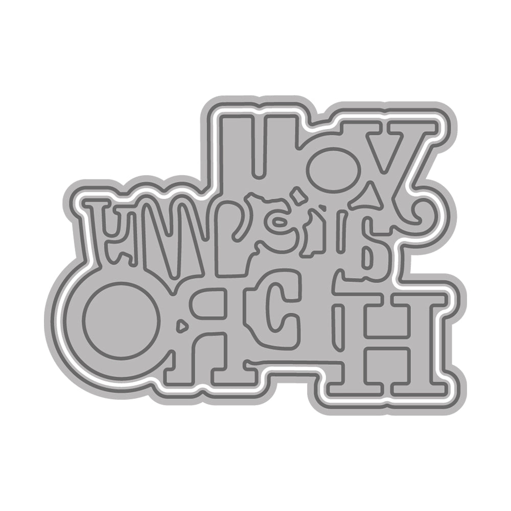 "You Are My Hero" Words Metal Cutting Dies