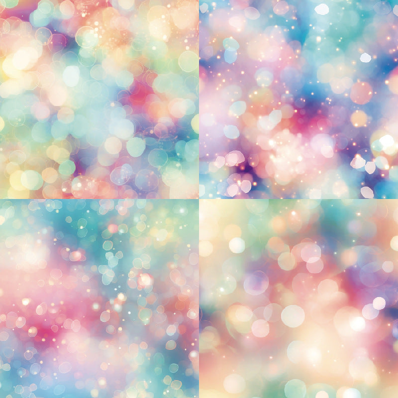 24PCS 6" Shiny Bright Scrapbook Paper & Cardstock