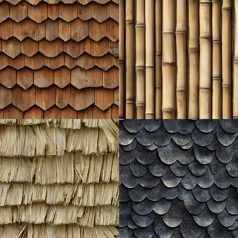 24PCS 6" Texture of Tiles Scrapbook Paper & Cardstock