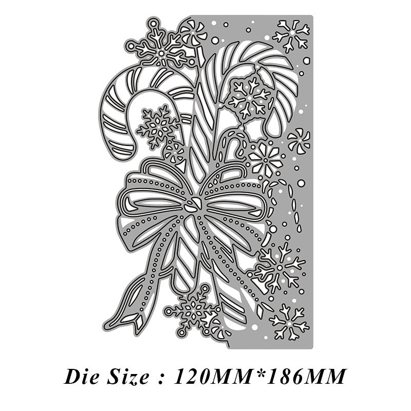 Candy Cane Border Metal Cutting Dies