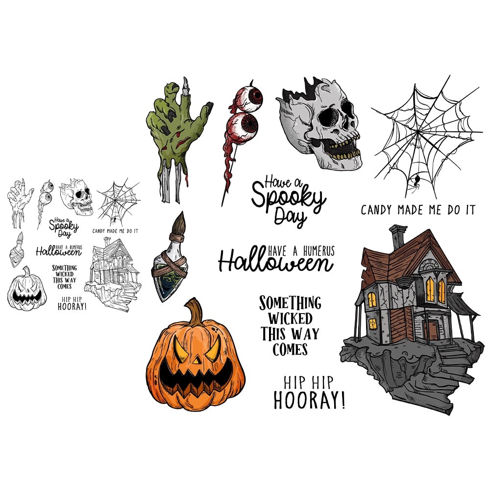 Halloween Series Dies & Stamps Set