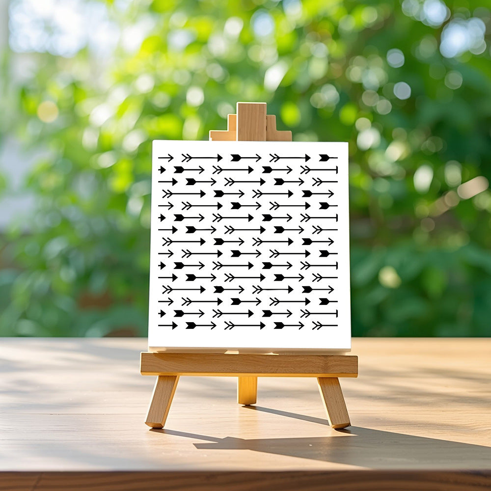 Arrow Pattern DIY Painting Hollow Stencil