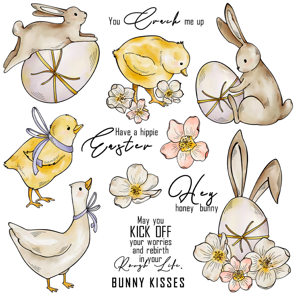 Easter Animal Series Dies & Stamps Set